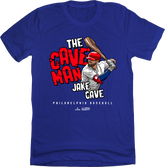 Jake Cave Caveman blue T-shirt In The Clutch